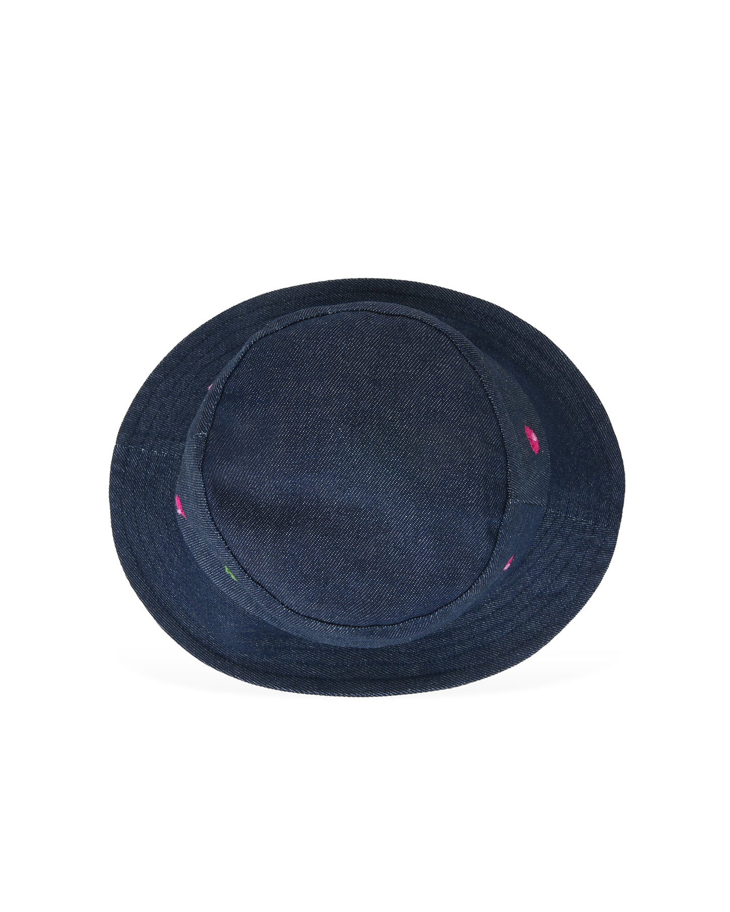 Upcycled Denim Hand Daisy Embroidered Bucket Woman Hat