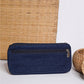 Upcycled Denim Jeans Blue Multipurpose Pencil Pouch