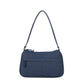 Upcycled Hand Embroidered Daisy Denim Baguette Bag (Large)