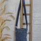 Upcycled Denim Jeans Brisk Crossbody Sling Bag