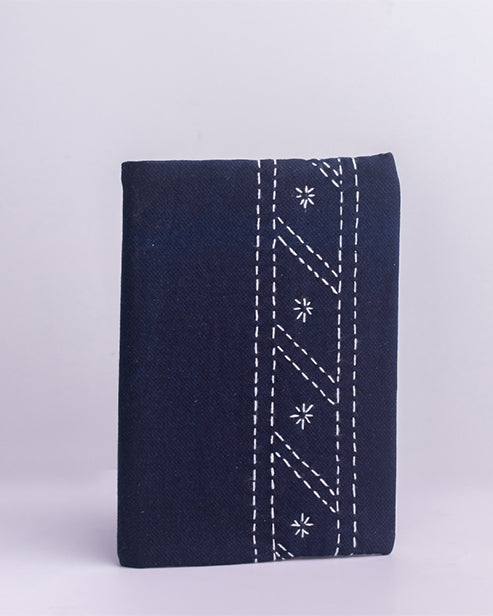 Upcycled Denim Book Sleeve Kinare (A6) & detachable upcycled diary