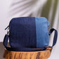 Upcycled Crossbody Unisex iPad sling Bag