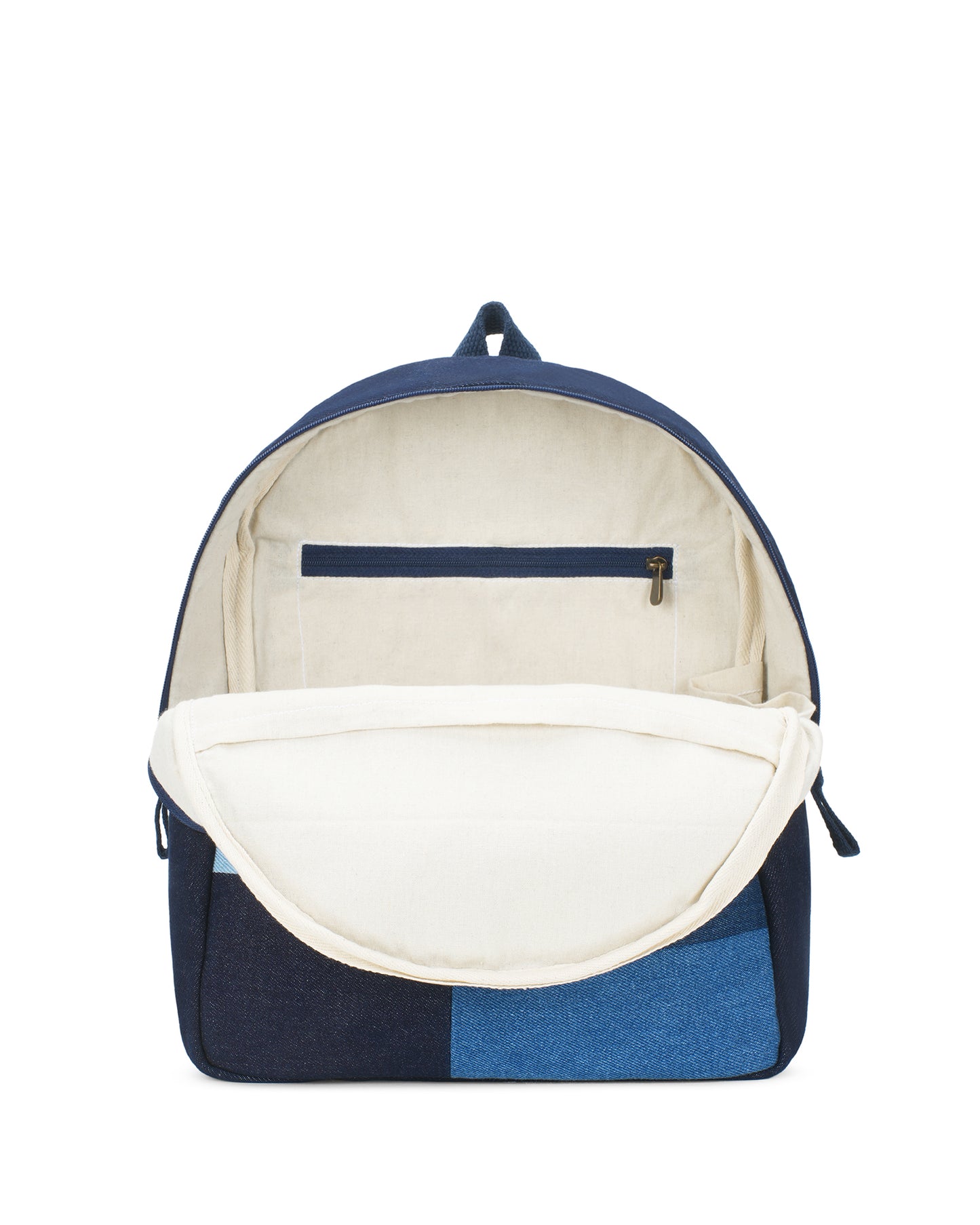 Upcycled Unisex Mosaic Denim Travel Backpack