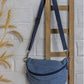 Upcycled Denim Jeans Fanny pack/Waist Pouch Light Blue Sling Bag