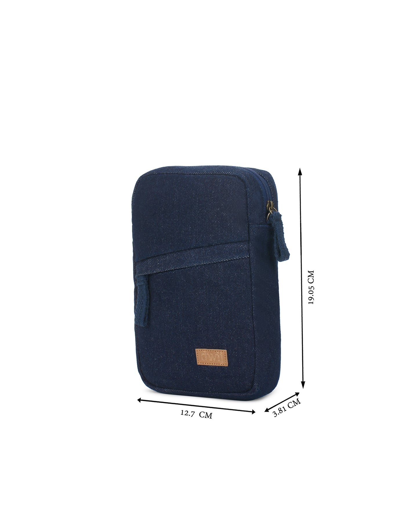 Upcycled Denim Mobile sling Bag with compartments
