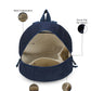 Upcycled Unisex Mosaic Denim Travel Backpack