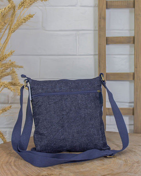 Upcycled Denim Jeans Swift Crossbody Sling bag