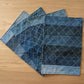 Hand embroidered Upcycled Jeans Living Space Combo- Criss cross