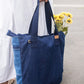 Upcycled Denim Large Tote Bag