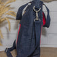 Upcycled Handcrafted Denim Jeans Blue Women's Office Tote Bag