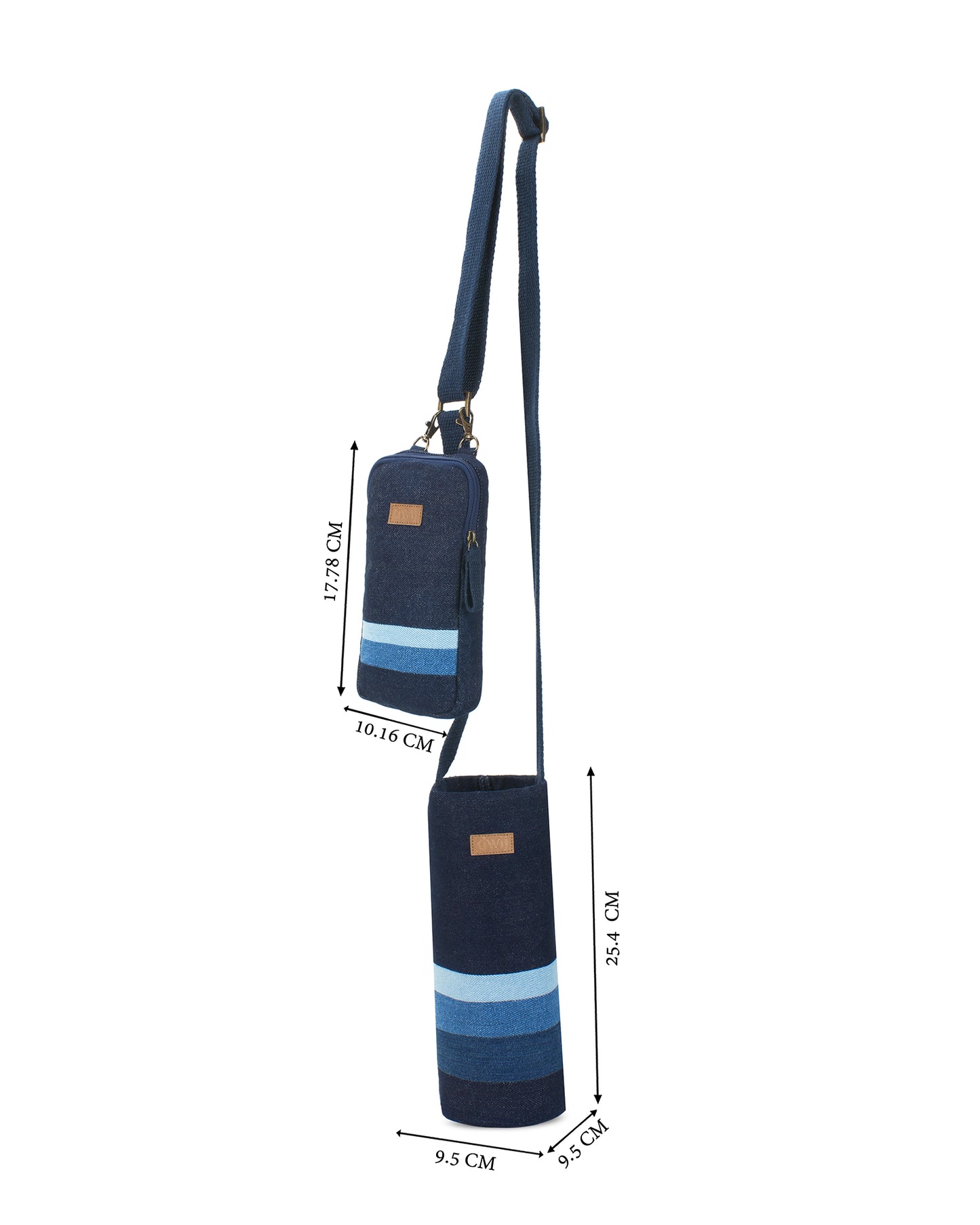 Upcycled Unisex Ocean Bottle Holder With Mobile Sling