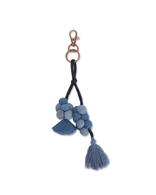 Upcycled Hancrafted Jeans Keychain Holder