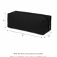Cotton Canvas Pouches 295- 380 GSM in Beige, Black (Pack of 50 pieces and Above on PRE-ORDERS Only)