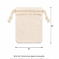 Cotton Potlis 150 GSM in Beige (Pack of 50 pieces and Above on PRE-ORDERS Only)
