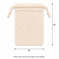 Cotton Potlis 150 GSM in Beige (Pack of 50 pieces and Above on PRE-ORDERS Only)