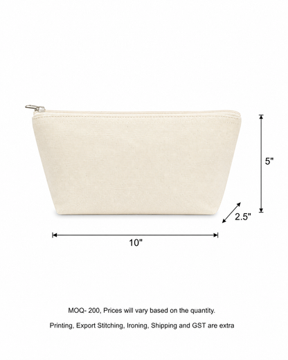 Cotton Pouches 380 GSM in Beige (Pack of 50 pieces and Above on PRE-ORDERS Only)