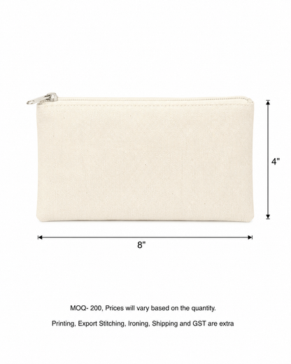 Cotton Pouches 295 GSM in Beige (Pack of 50 pieces and Above on PRE-ORDERS Only)