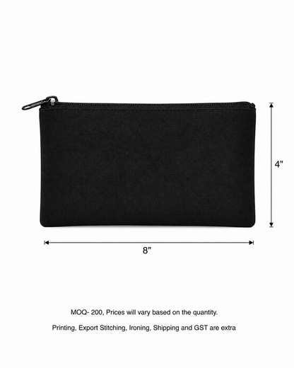 Cotton Pouches 380 GSM in Black (Pack of 50 pieces and Above on PRE-ORDERS Only)
