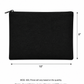 Cotton Pouches 380 GSM in Black (Pack of 50 pieces and Above on PRE-ORDERS Only)