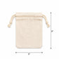 Cotton Potlis 150 GSM in Beige (Pack of 50 pieces and Above on PRE-ORDERS Only) - Dwij -