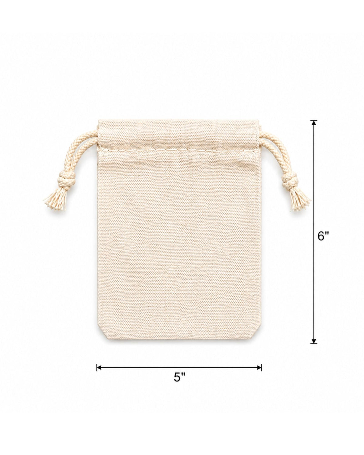 Cotton Potlis 150 GSM in Beige (Pack of 50 pieces and Above on PRE-ORDERS Only) - Dwij -