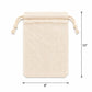 Cotton Potlis 150 GSM in Beige (Pack of 50 pieces and Above on PRE-ORDERS Only) - Dwij -