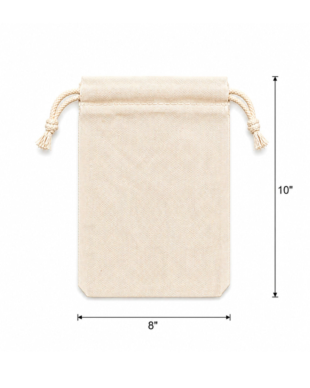 Cotton Potlis 150 GSM in Beige (Pack of 50 pieces and Above on PRE-ORDERS Only) - Dwij -
