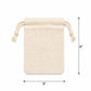 Cotton Potlis 150 GSM in Beige (Pack of 50 pieces and Above on PRE-ORDERS Only) - Dwij -