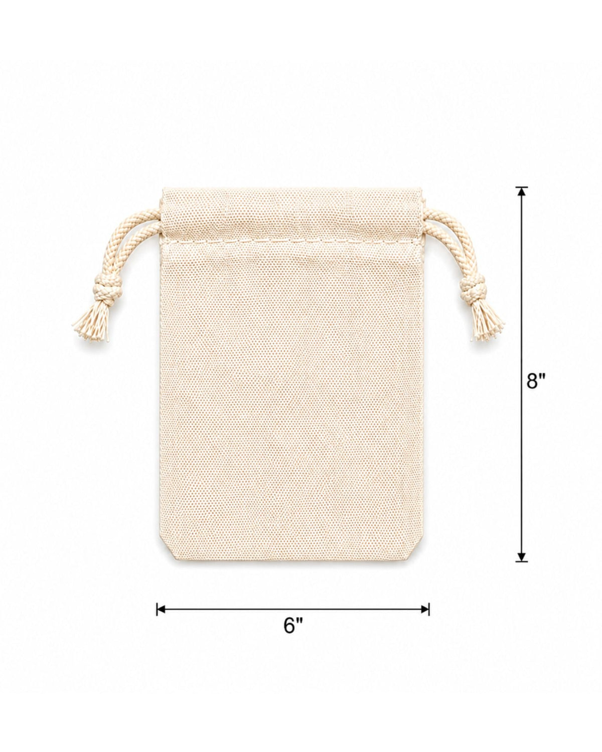 Cotton Potlis 150 GSM in Beige (Pack of 50 pieces and Above on PRE-ORDERS Only) - Dwij -