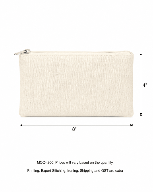Cotton Pouches 295 GSM in Beige (Pack of 50 pieces and Above on PRE-ORDERS Only) - Dwij -