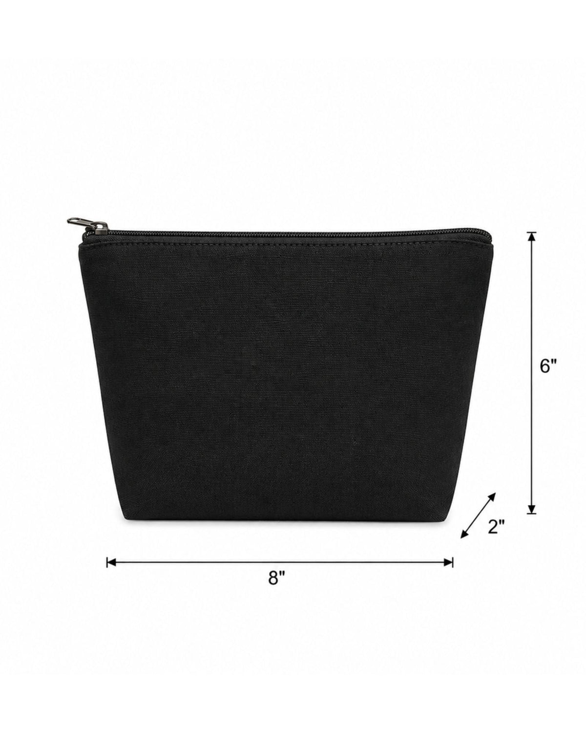 Cotton Pouches 380 GSM in Black (Pack of 50 pieces and Above on PRE-ORDERS Only) - Dwij -