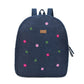 Hand Embroidered Daisy Denim Travel Backpack - Dwij -