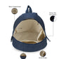 Hand Embroidered Daisy Denim Travel Backpack - Dwij -