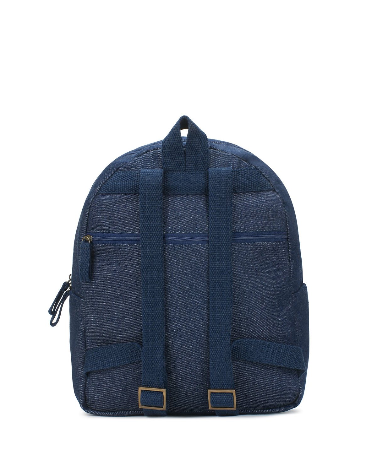 Hand Embroidered Daisy Denim Travel Backpack - Dwij -