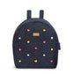Hand Embroidered Heart Denim Mini Travel Backpack with pouch - Dwij -