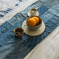 Hand embroidered Upcycled Jeans Runner (Single) - Spiral - Dwij