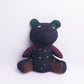 Hand embroidered Upcycled Jeans Toy - Teddy bear - Dwij