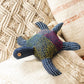 Hand embroidered Upcycled Jeans Toy - Turtle - Dwij