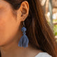 Handcrafted Upcycled Jeans Earrings Pushya - Dwij