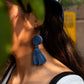 Handcrafted Upcycled Jeans Earrings Sravishta - Dwij