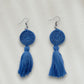 Handcrafted Upcycled Jeans Earrings Sravishta - Dwij