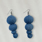 Handcrafted Upcycled Jeans Earrings Vishaka - Dwij