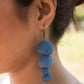 Handcrafted Upcycled Jeans Earrings Vishaka - Dwij