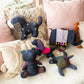 Handcrafted Upcycled Jeans Embroidered Toy - Elephant - Dwij