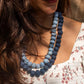 Handcrafted Upcycled Jeans Neckpiece Tarini - Dwij - 