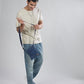 Upcycled Unisex Denim Brisk Crossbody Sling Bag