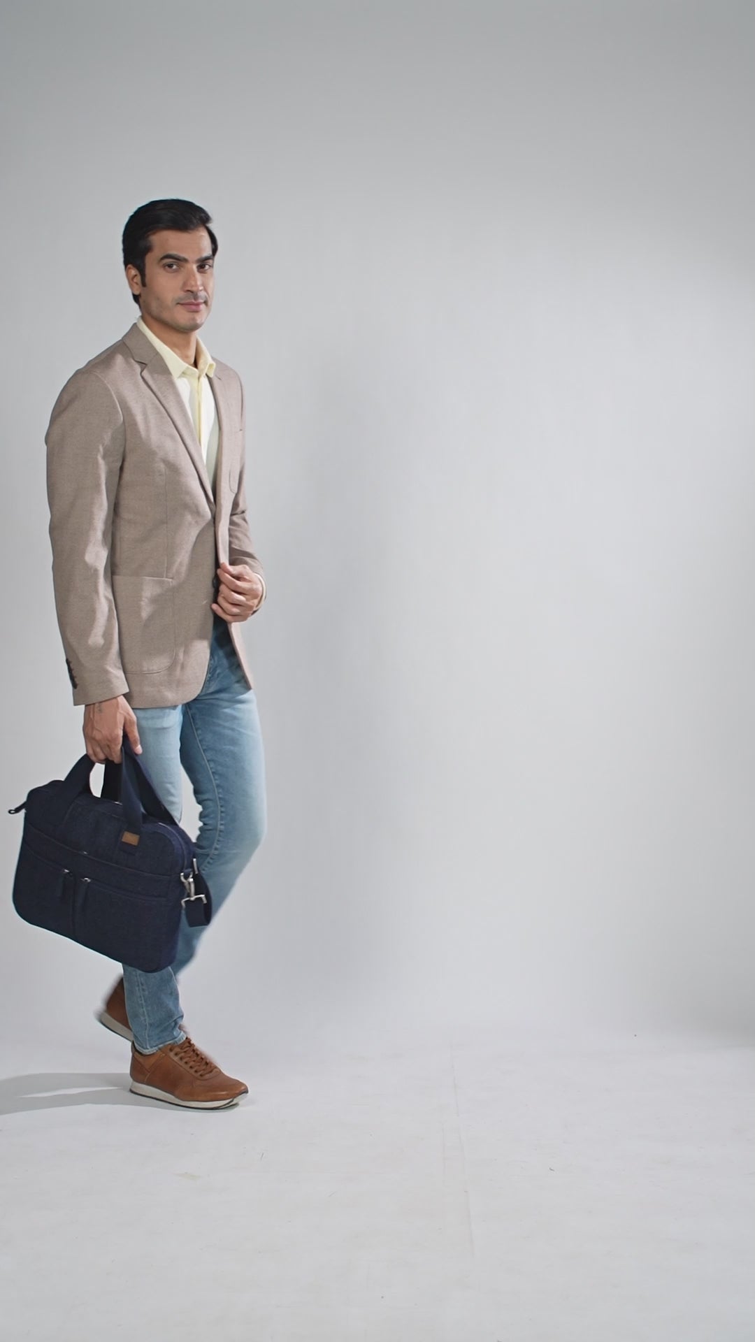 バッグ NEW MANUAL U.S.M PERSONAL DENIM BAG New manual] U.S.M Personal Effects Denim Bag GQ Shop