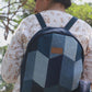 Repurposed Handcraft Denim Patched Mini Travel Backpack