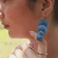 Handcrafted Upcycled Jeans Earrings Vishaka