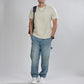 Upcycled Unisex Patched Denim & Felt Jeans Travel Backpack